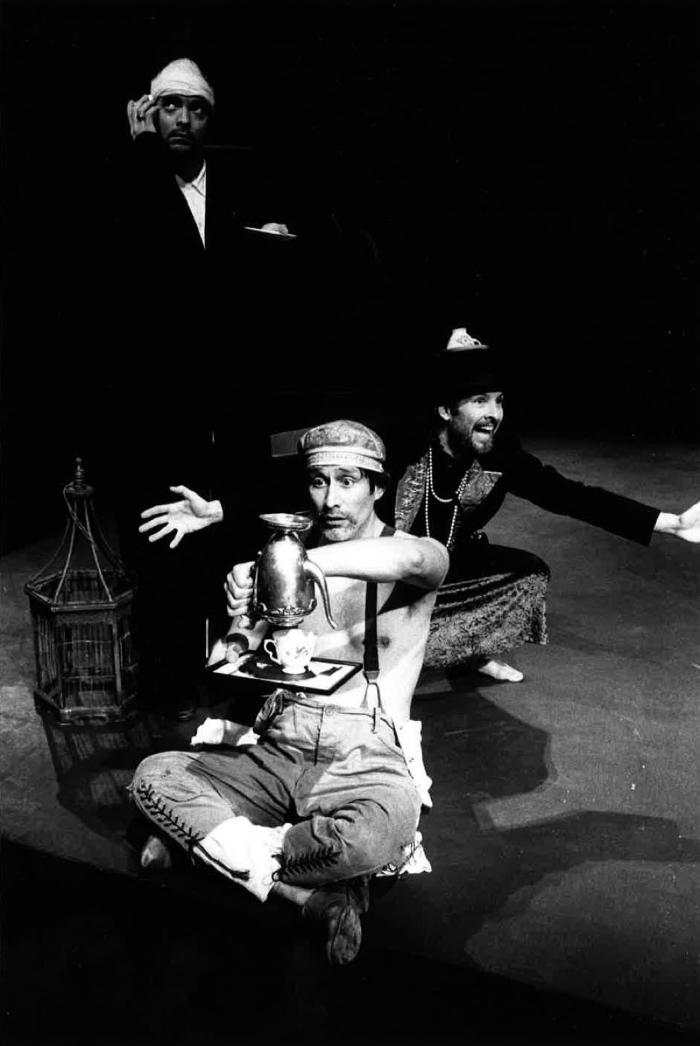 Scene from the SITI Company Production of "Small Lives/Big Dreams" at Skidmore College, NY, 1994