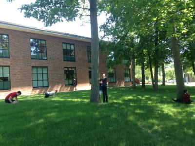 Scene from SITI Company Training at Skidmore College, Saratoga Springs, NY, 2013