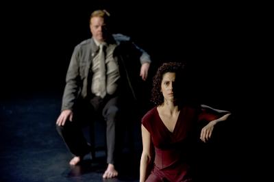 Scene from "Antigone" at Dance Theatre Workshop, New York, NY, 2009