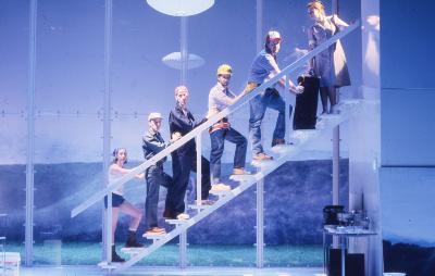 Scene from "Hay Fever" at the Actor's Theatre of Louisville, KY, 2002