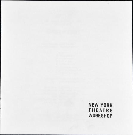 Program from "Culture of Desire" at NYTW, New York, NY, 1998