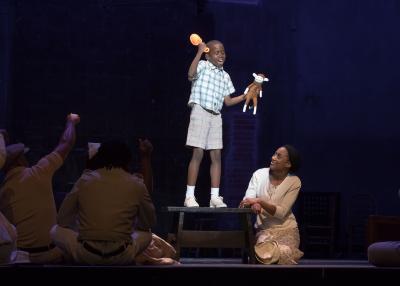 Joel Baptiste Muepo and Zuri Adele in "Lost in the Stars" at Royce Hall, UCLA Performing Arts Center, Los Angeles, CA, 2017
