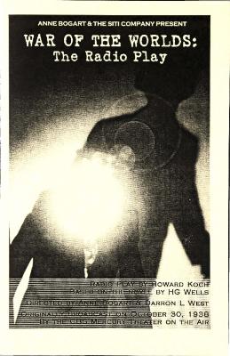 Program from "War of the Worlds – The Radio Play" at West Bank Cafe, New York, NY, 2001