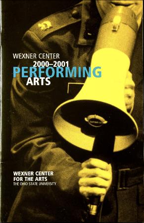 Program from "Room" at the Wexner Center, OSU, Columbus, OH, 2000