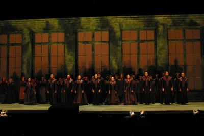 Scene from "Nicholas and Alexandra" at the LA Opera, Los Angeles, CA, 2003