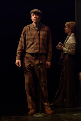 Scene from "Radio Macbeth" at the Wexner Center, OSU, Columbus, OH 2007