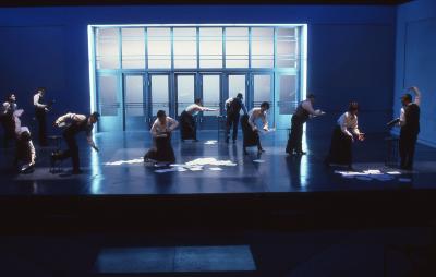 Scene from "The Adding Machine" at the Bingham Theatre, Louisville, KY, 1995