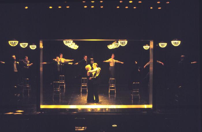 Scene from the Humana Festival Production of "War of the Worlds" at the Actor's Theatre of Louisville, KY 2000
