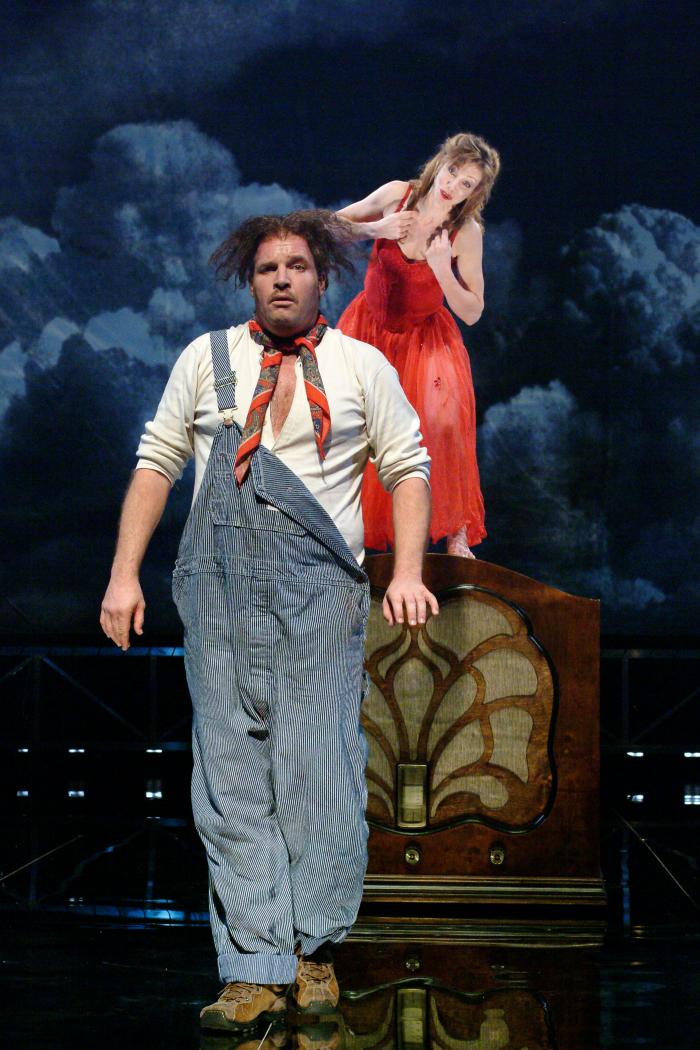 Scene from "A Midsummer Night's Dream" at the San Jose Repertory Theatre, 2004