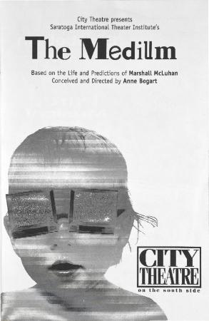 Program from the SITI Company Production "The Medium" at the City Theatre, Pittsburg, PA, 1996