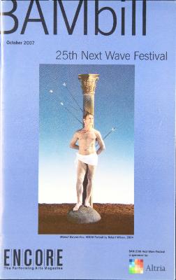 Program from "Hotel Cassiopeia" at the BAM Harvey Theater, 2007