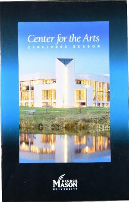 Program for "Death and the Ploughman" at the Center for the Arts, George Mason University, 2005