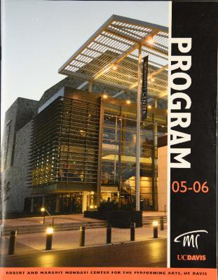 Program for "Death and the_ Ploughman" at the Mondavi Center, UC Davis, 2006