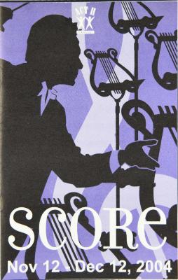 Program for "Score" at the Act II Playhouse, 2004