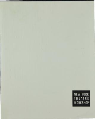 Program for "Score" at the New York Theatre Workshop, 2005