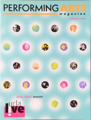 Program from "Room" at UCLA Performing Arts, Los Angeles, CA, 2002
