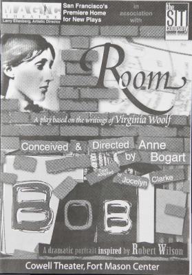 Program from "Room" at the Magic Theatre, San Francisco, CA, 2002