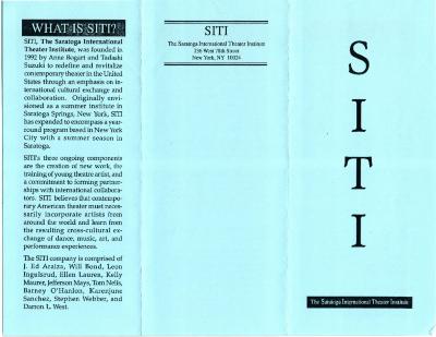 Brochure from SITI Company, 1995