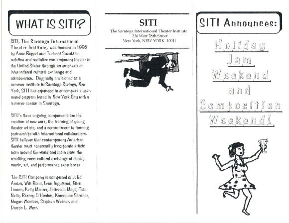 Training Brochure from SITI Company, 1996