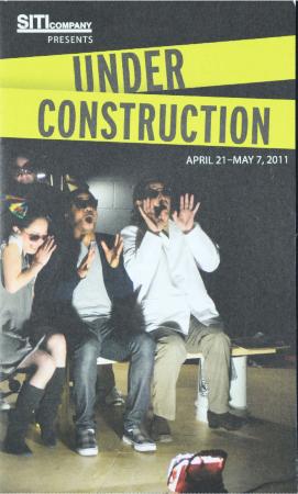 Program from "Under Construction" at Dance Theatre Workshop, 2011