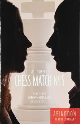 Program from "Chess Match No. 5" at the June Havoc Theatre, 2017