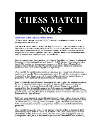 Press from "Chess Match No.5" at Abingdon Theatre, Charles Wright review, 2017