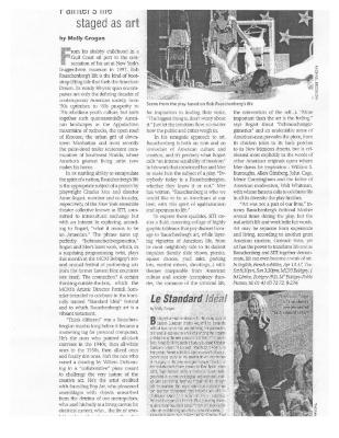 Press from "bobrauschenbergamerica" at Bobigny, Paris Journal review, 2005