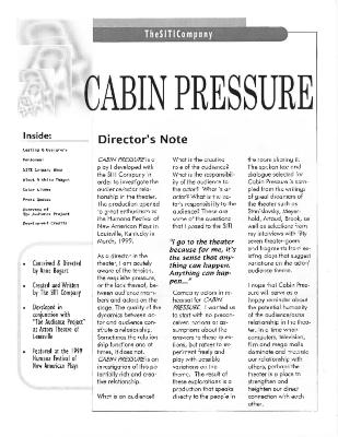 "Cabin Pressure" Production Packet, circa 2000