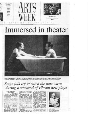 Press from "Cabin Pressure" at Actors Theatre of Louisville, Providence Journal review(2), 1999