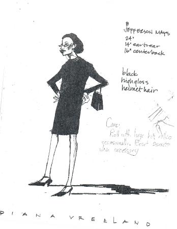 Costume Sketches from "Culture of Desire," 1997
