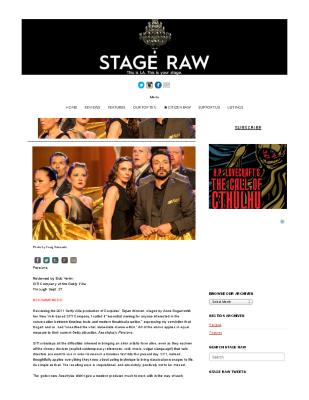Press from "Persians" at Getty Museum, Stage Raw review, review 2014