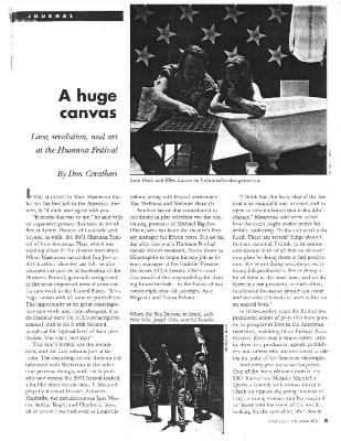 Press from "bobrauschenbergamerica" at Actor's Theatre of Louisville, Dramatics review, 2001