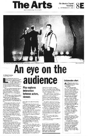 Press from "Cabin Pressure" Wexner Center for the Arts, Columbus Dispatch review, 1999,