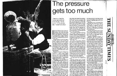 Press from "Cabin Pressure" Edinburgh, Sunday Times review, 2000