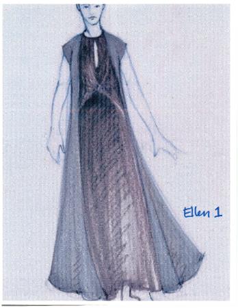 Costume Sketches from "Persians," 2014