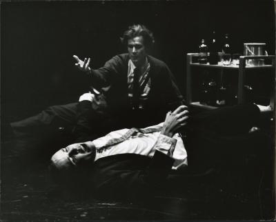 Tom Nelis and Stephen Webber in the Actor's Theatre of Louisville Production of "Going, Going, Gone" 1996