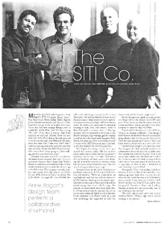 Press about SITI Company's Design Team, Entertainment Design, 2001