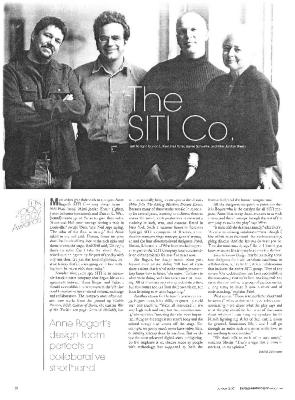 Press about SITI Company's Design Team, Entertainment Design, 2001